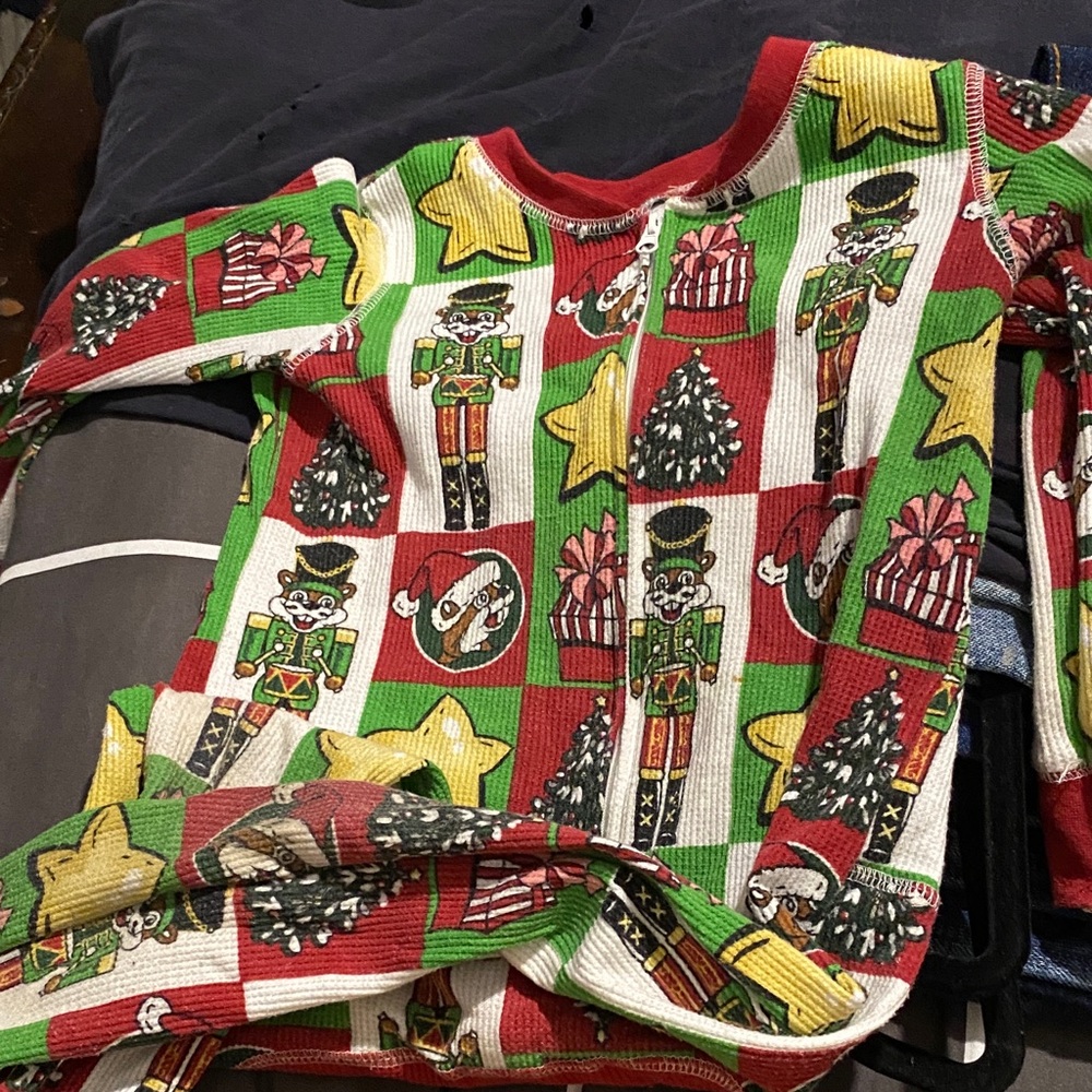 Festive Nutcracker Kids Footie